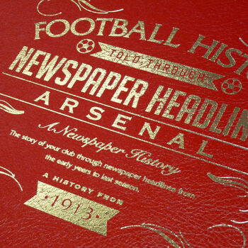 Personalised Football Team History Book, 6 of 12