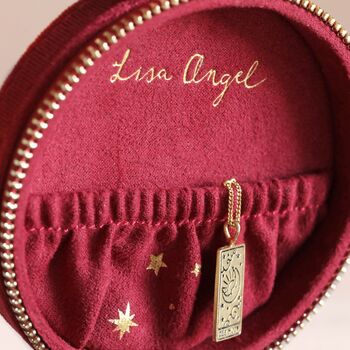 Starry Night Velvet Mini Round Jewellery Case, 12 of 12