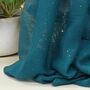 Sparkle Scarf In Teal, thumbnail 3 of 3