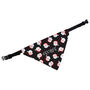 Personalised Santa Black Dog Bandana, thumbnail 3 of 3