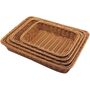 Four Multifunctional Woven Serving Basket, thumbnail 5 of 6