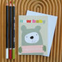 Mini New Baby Bear Card, thumbnail 1 of 3