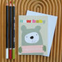 Mini New Baby Bear Card, thumbnail 1 of 5