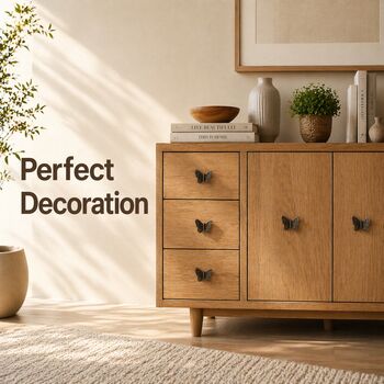 Antique Brass Small Butterfly Drawer Knob, 7 of 9