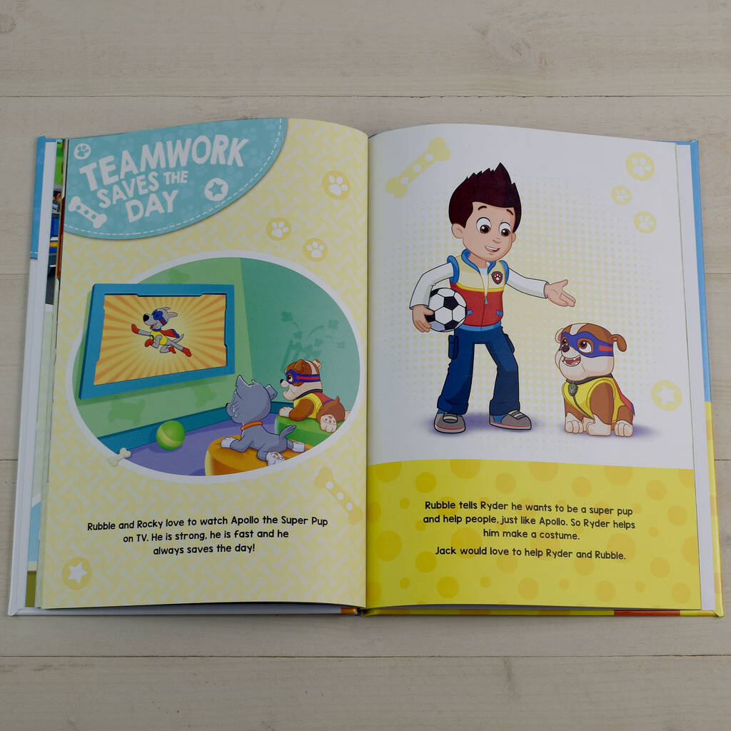 Paw Patrol Personalised Book By Alice Frederick