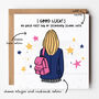Customisable First Day Of Secondary School Card For Girls, thumbnail 1 of 8