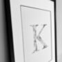 'Letter K' Linear Illustration Print, thumbnail 4 of 7