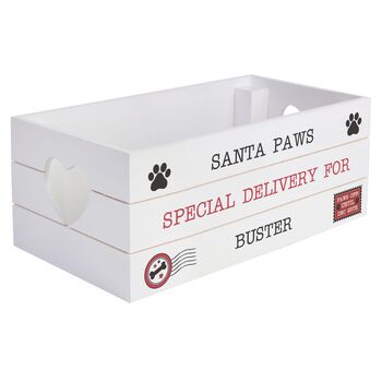 Personalised Christmas Crate For Dogs Toys, 2 of 2