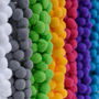 Pom Pom Trim Drum Lampshade 100's Of Colours, thumbnail 7 of 12