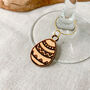 Easter Wooden Wine Glass Charms Set, thumbnail 2 of 7