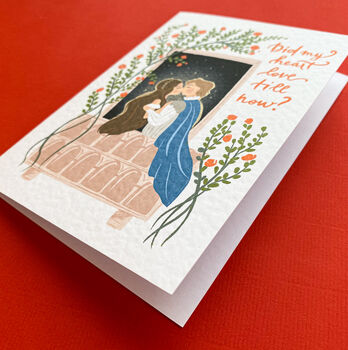 Romeo And Juliet Greeting Card, 5 of 7