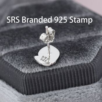 Sterling Silver Lemon Stud Earrings, 7 of 12