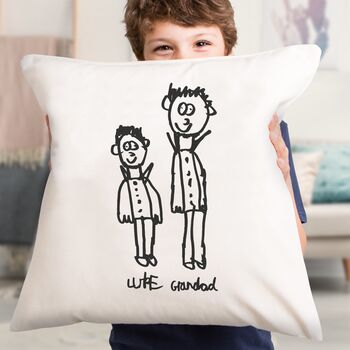 Personalised 'We Love You Grandad' Cushion, 2 of 3