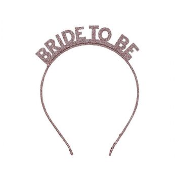 Rose Gold Hen Party Bride To Be Headband, 2 of 3