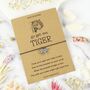 Go Get 'Em Tiger Wish Bracelet, thumbnail 1 of 4