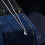 Genuine Rainbow Moonstone Oval Necklace, thumbnail 1 of 11
