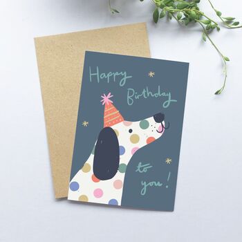Spotty Dog Birthday Card, 2 of 3