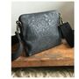 Elsie Bag Black Leather, Floral, thumbnail 1 of 6