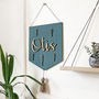 Personalised Wooden Name Sign With Tassel, thumbnail 5 of 6
