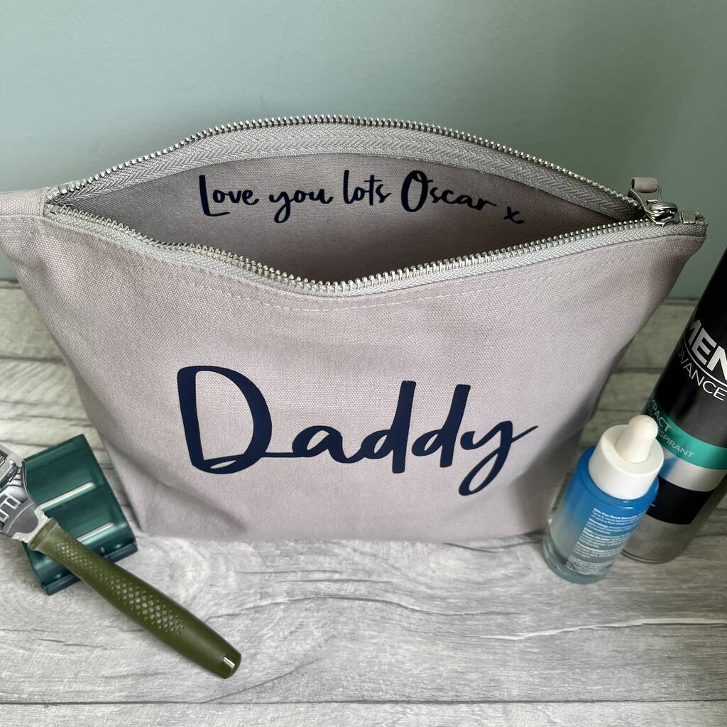 Personalised Message Inside Wash Bag, 1 of 4