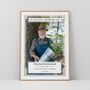 In Loving Memory Of Photo Print Personalised Memorial Gift, thumbnail 1 of 5