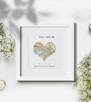Map Location Framed Print, 5 of 7