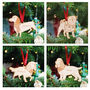 Personalised Dog Breed Christmas Tree Decoration, thumbnail 8 of 9