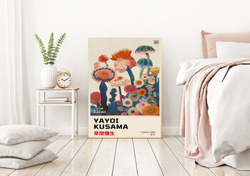 Yayoi Kusama Mushroom Art Print, 2 of 2