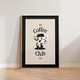 Vintage Retro Coffee Club Kitchen Wall Print, thumbnail 4 of 8
