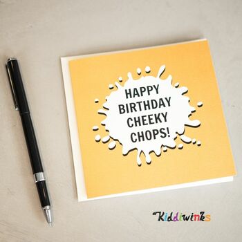 Happy Birthday Cheeky Chops! Card, 2 of 2