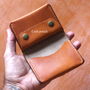 Handmade Leather Wallet With Personalisation, thumbnail 3 of 9