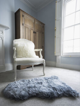 Premium New Zealand Single Sheepskin Long Wool Rug Small, 6 of 12