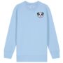 Childrens Organic Cotton Embroidered Panda Sweatshirt, thumbnail 4 of 11