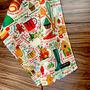 Christmas Tea Towel Eat Drink And Be Merry Foodie, thumbnail 8 of 12