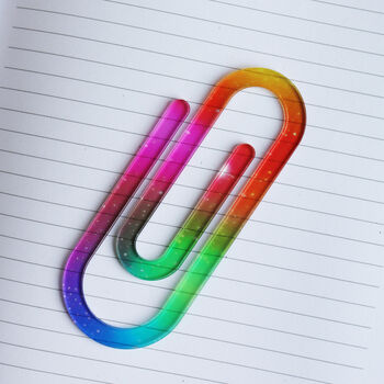 Rainbow Chunky Paperclips, 4 of 8