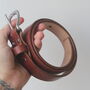 Personalised Leather Belt Brown, thumbnail 2 of 8