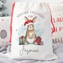 Personalised Bunny Christmas Sack, thumbnail 1 of 2