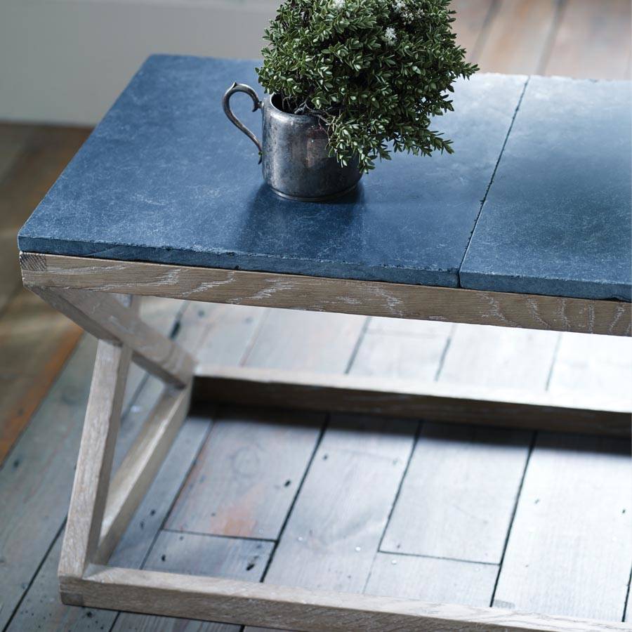 grove slate top table by rowen & wren