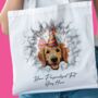 Personalised Golden Retriever Birthday Break Through Dog, thumbnail 7 of 8