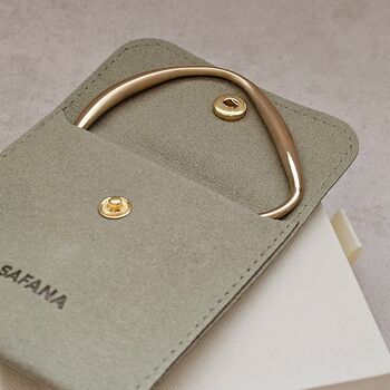 Organically Shaped Bangle Gold, 6 of 7