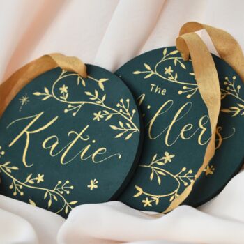 Personalised Christmas Tree Name Decoration, 2 of 8