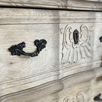 French Mid 19th Century Ornate Carved Chest Of Drawers, 4 of 7