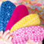 Womens Cosy Knitted And Liberty Sleep Mask, thumbnail 5 of 6