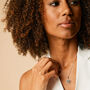 Throat Chakra Turquoise Sterling Silver Necklace, thumbnail 2 of 12