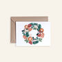 Animal Wreath Christmas Cards, thumbnail 1 of 4