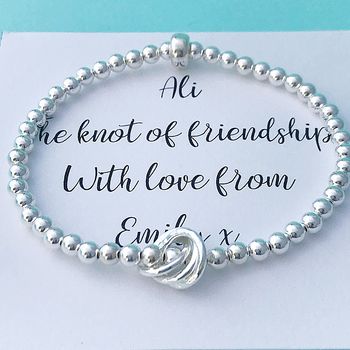 Personalised Friendship Knot Bracelet, 3 of 5