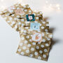 Woodland Christmas Advent Calendar Stickers And Bags, thumbnail 6 of 10