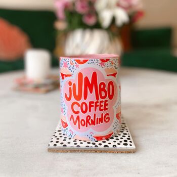 Jumbo Coffee Typography Mug, 5 of 6