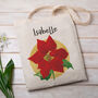 Personalised Birth Flower Canvas Tote Bag, thumbnail 1 of 2