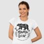 Personalised Mama Bear Cotton T Shirt, thumbnail 1 of 2